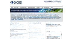 Desktop Screenshot of businessenvironment.org